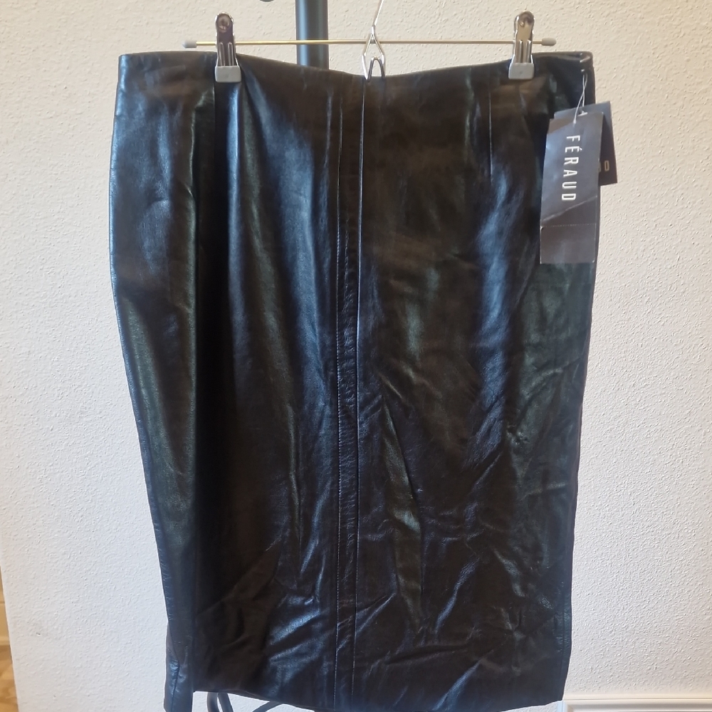Black Leather Skirt